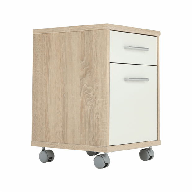 Uredski kontejner Hansa 2 NEW 07 (hrast sonoma + bijela)