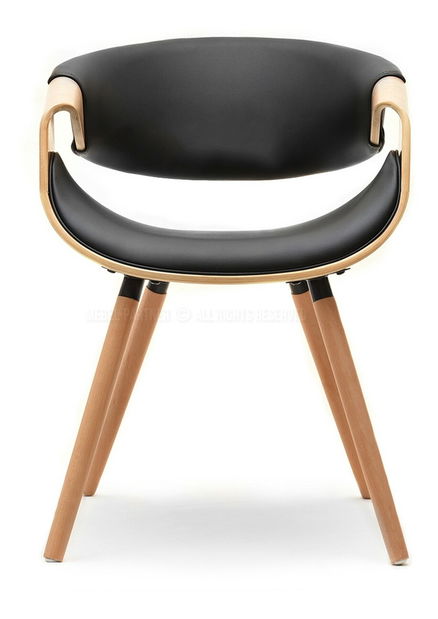 Stolička Bjorn K (dub čierny + dub)