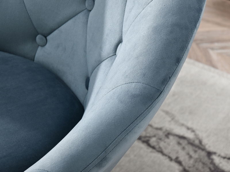 Fotel Lush 3 (kék + arany)