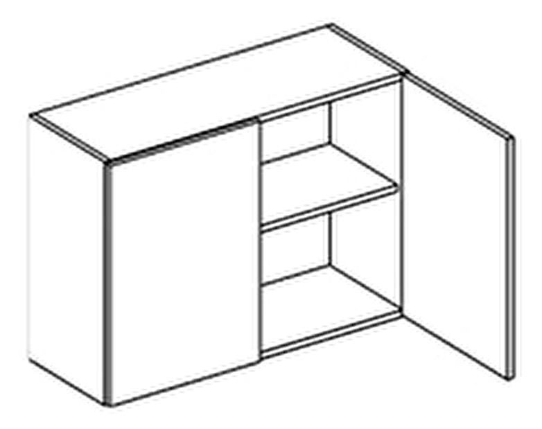 Horná kuchynská skrinka Nora W80