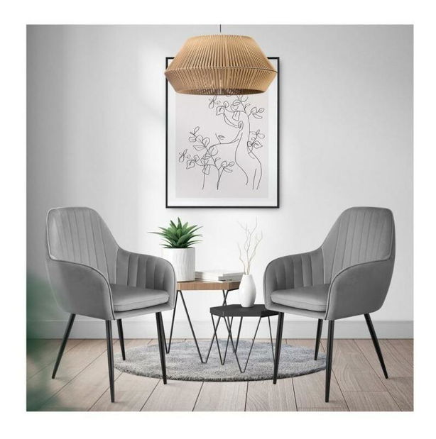 Scaun de sufragerie Pamper 6 (gri)