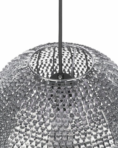 Závesná lampa Siamo (strieborná)