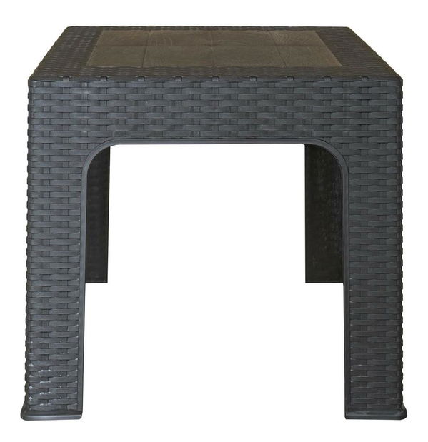 Kerti kéziasztal Zanjar (barna) 