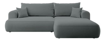 Kutna garnitura Olivo I (D) (sivo-crna + crna)