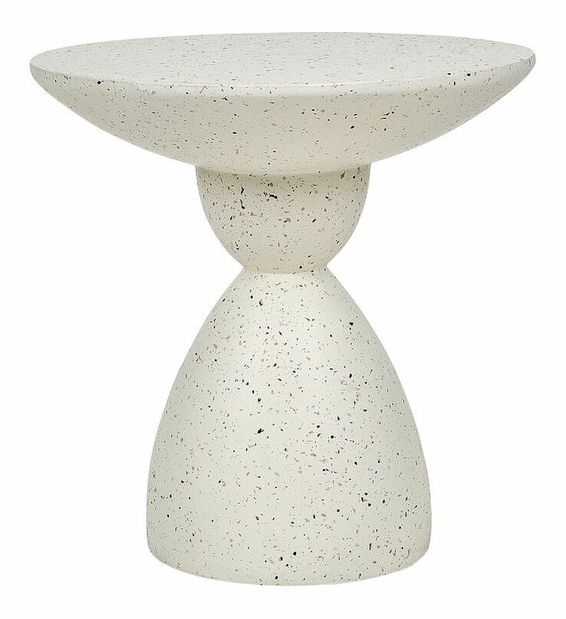 Măsuță laterală de cafea Casper (alb)