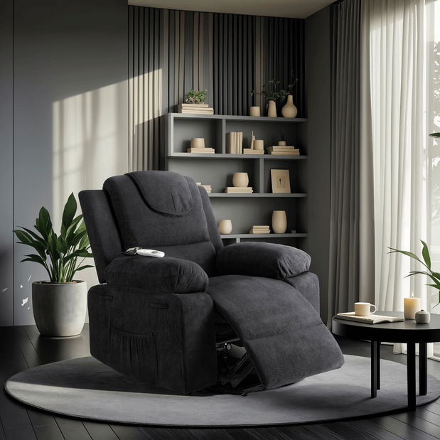 Fotelja za masažu Fanex (crna)