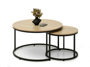 Stolić za kavu Klara (sonoma + crna)