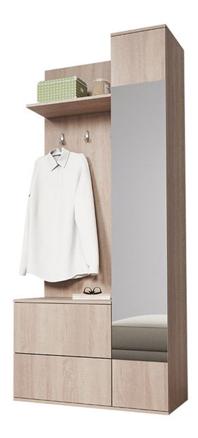 Garnitura za predsoblje Gadiel (hrast sonoma) 