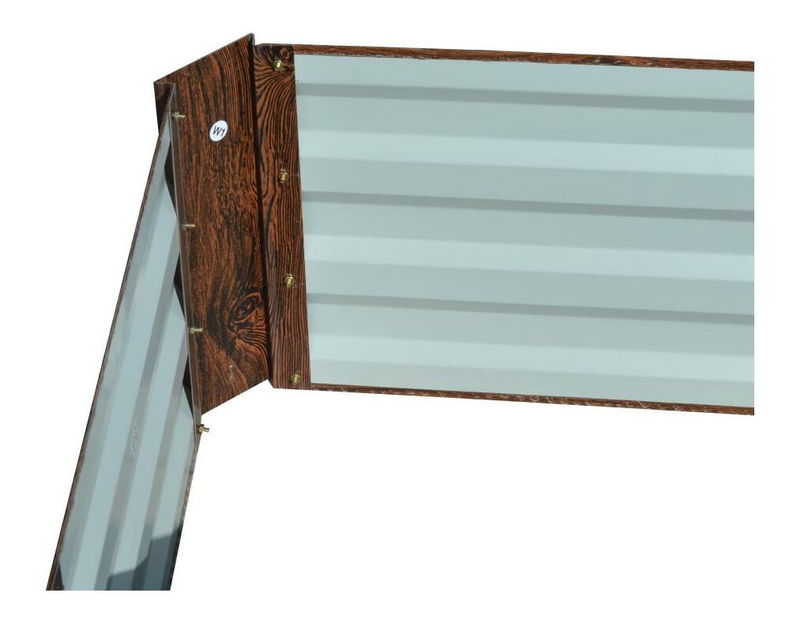 Ghiveci ridicat 7 Naipes (maro) 