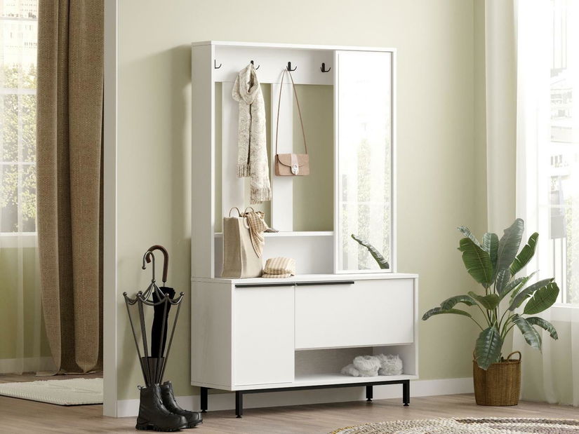 Előszoba bútor Nimelo 11 (fehér) 