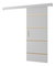 Uși culisante 90 cm Sharlene IV (alb mat + alb mat + auriu)