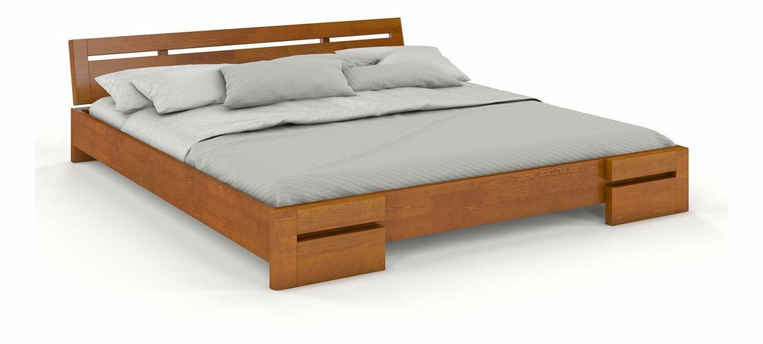 Manželská posteľ 180 cm Naturlig Bokeskogen (borovica)