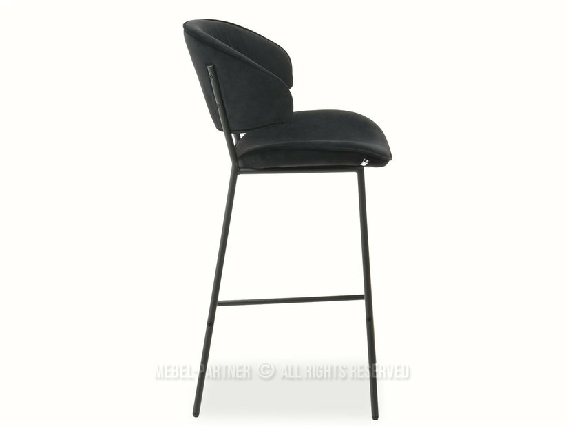 Scaun bar Ninasus (negru)