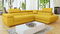 Rohová sedačka Terazuro Premium (žltá) (s úl. priestorom) (P)