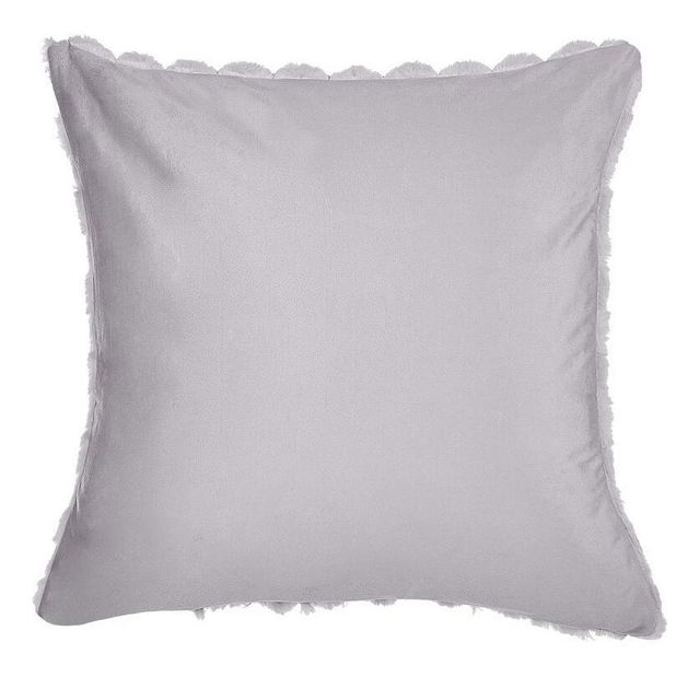 Díszpárna készlet (2 db.) 43 x 43 cm Pur (szürke)