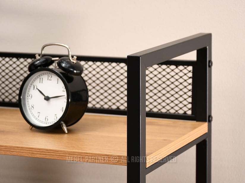 Regál Danube B (tölgy + fekete)