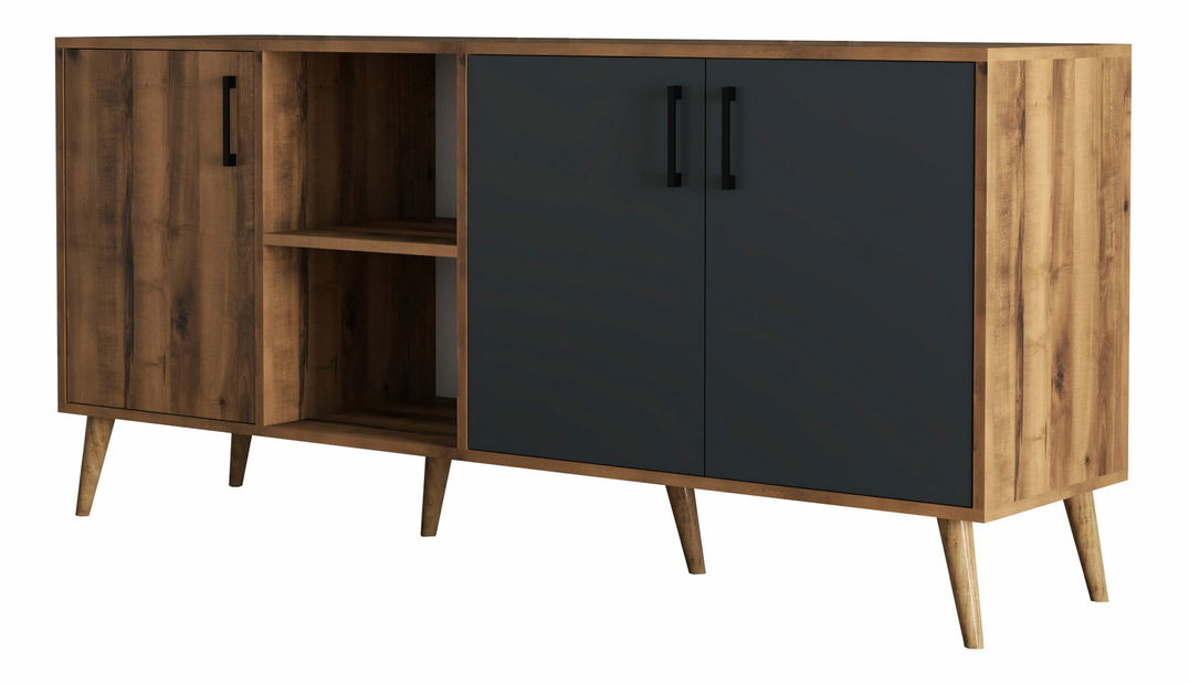 Skrinka Essex (Orech + Antracit)