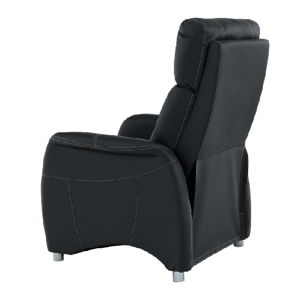 Fotoliu pentru relax Francesco CH 113100 piele PU Negru