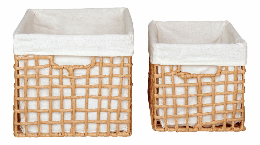 Set 2 ks košíkov Banriaora (prírodná)