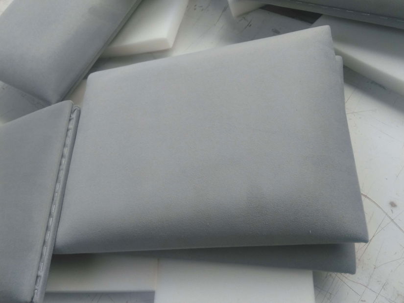 Kárpitozott panel Hangtalan 40x30 cm (világosszürke) (10 db) *bazár