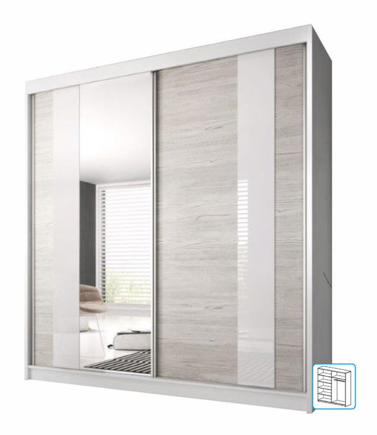 Dulap de haine Muriel 32 (203 cm)