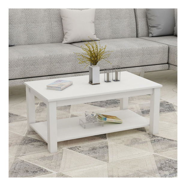 Konferenčný stolík Milasi 1 (biela) 