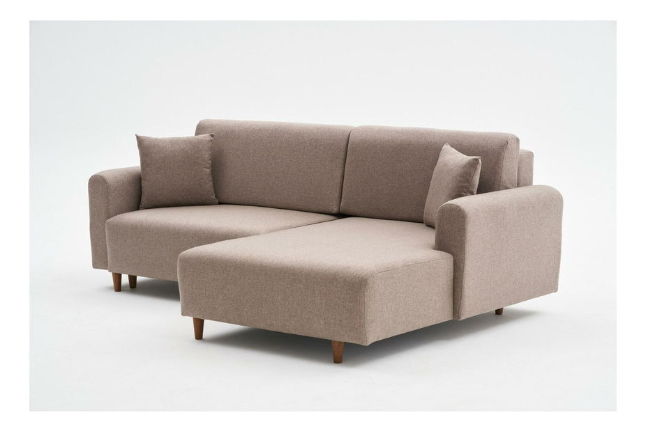 Kutna garnitura Minty (D) (smeđa)