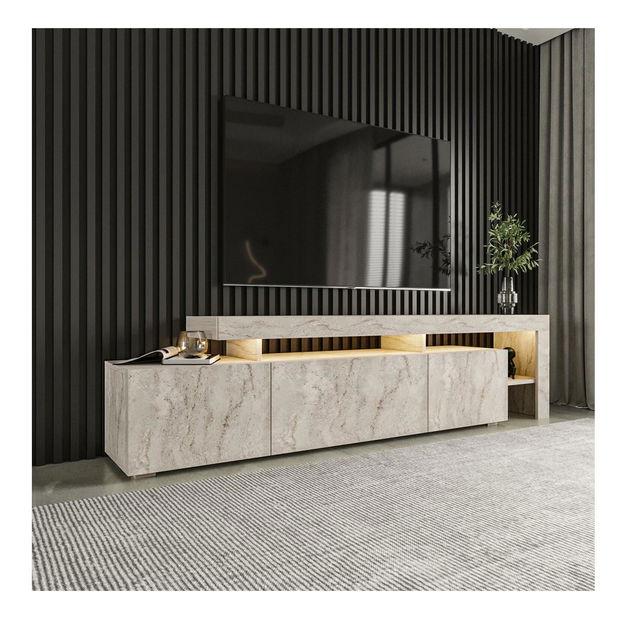 TV stolík/skrinka Belize (travertín)