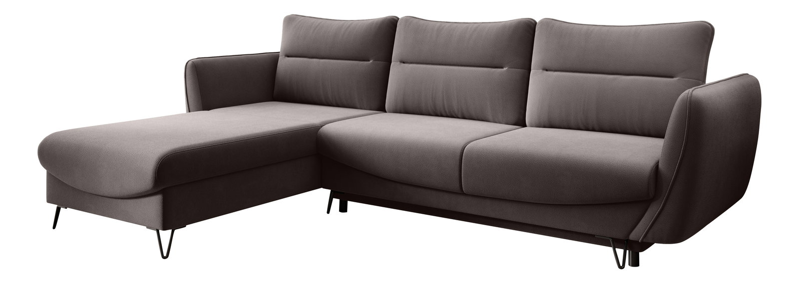 Rohová sedačka Scottie 07 (hnedá) (L)