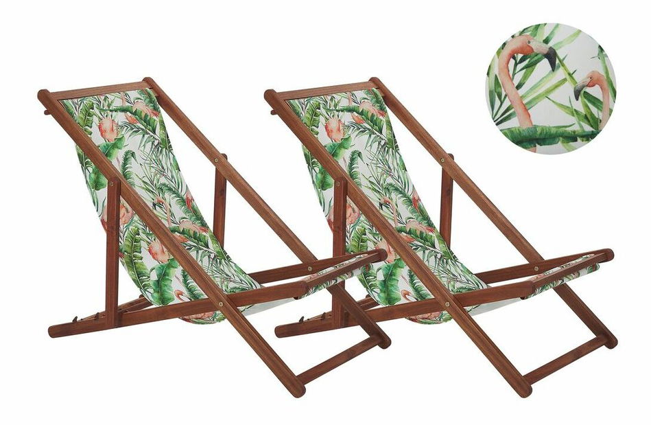 Kerti nyugágy szett (2 db.) Anizo (zöld)