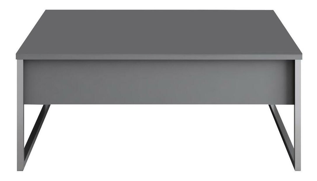 Măsuță de cafea Luna 1 (antracit + arigintiu)