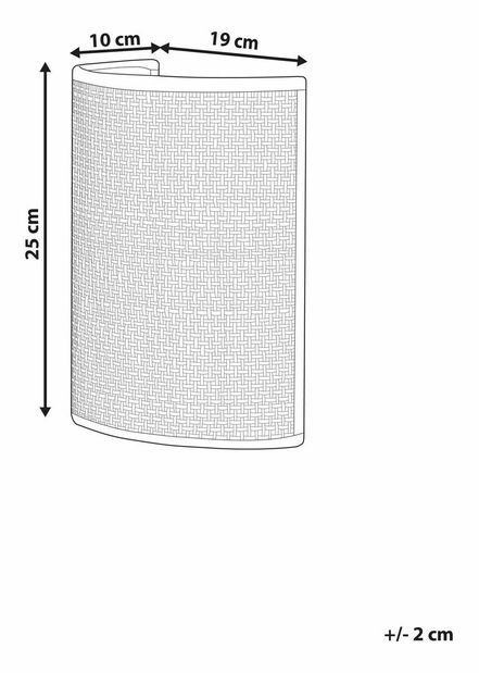 Fali világítás Demir (természetes) 