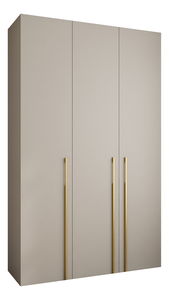 Ormar za garderobu 150 cm Carmela 50-3 (kašmir + zlatna)