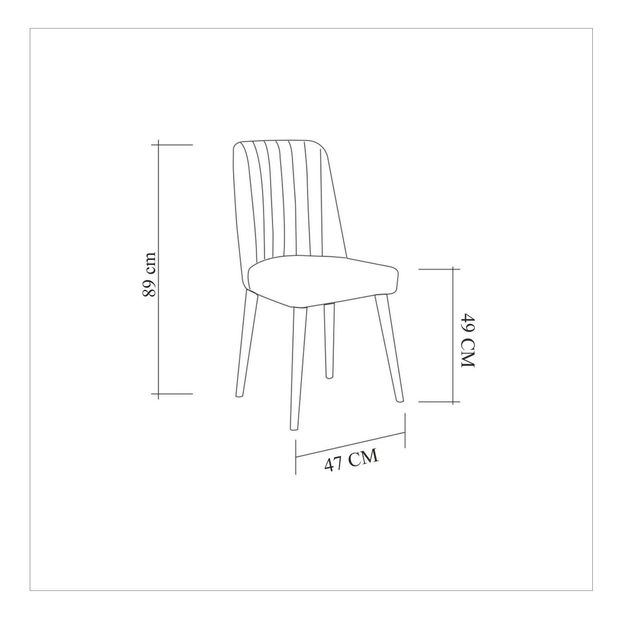 Set mobilier sufragerie Bimuvo 5 (pin atlantic + gri) (pentru 4 persoane)