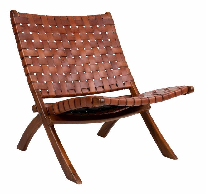 Záhradná stolička Pinmona 1 (hnedá)