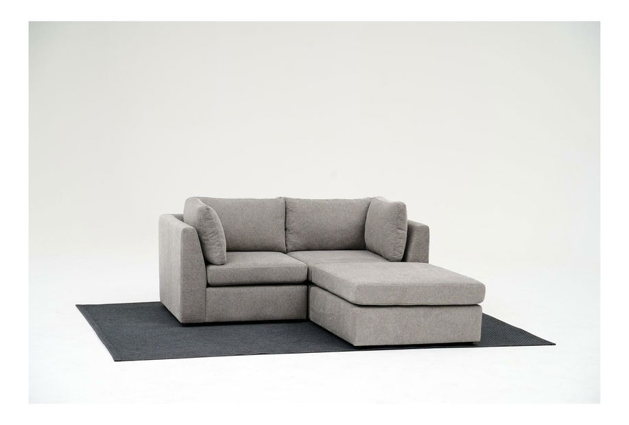 Kutna garnitura Mottonella 3 (svijetlosiva)