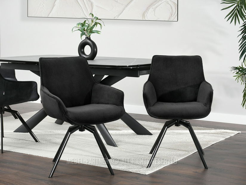 Stolička Liam (čierna)