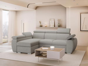 Rohová sedacia súprava Gozo Mini (svetlosivá) (L)