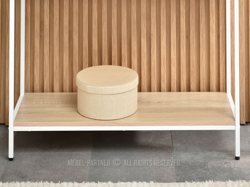 Konzolni stolić Frey (sonoma + bijela)