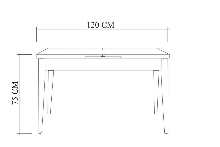 Blagovaonski set Duvasa 11 (bijela) (za 4 osobe) *outlet moguća oštećenja