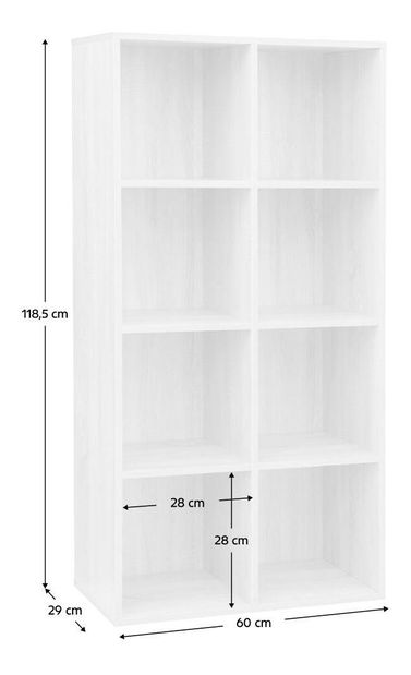 Regál (biela)SANDE