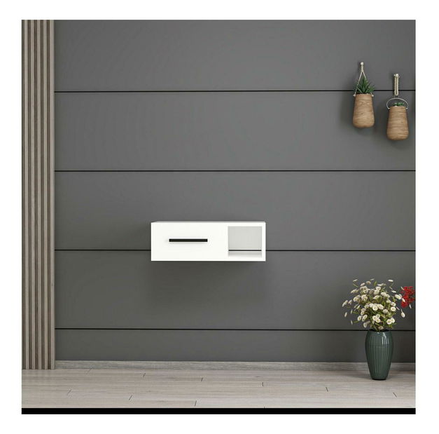 Závesná skrinka Nemake 4 (biela) 