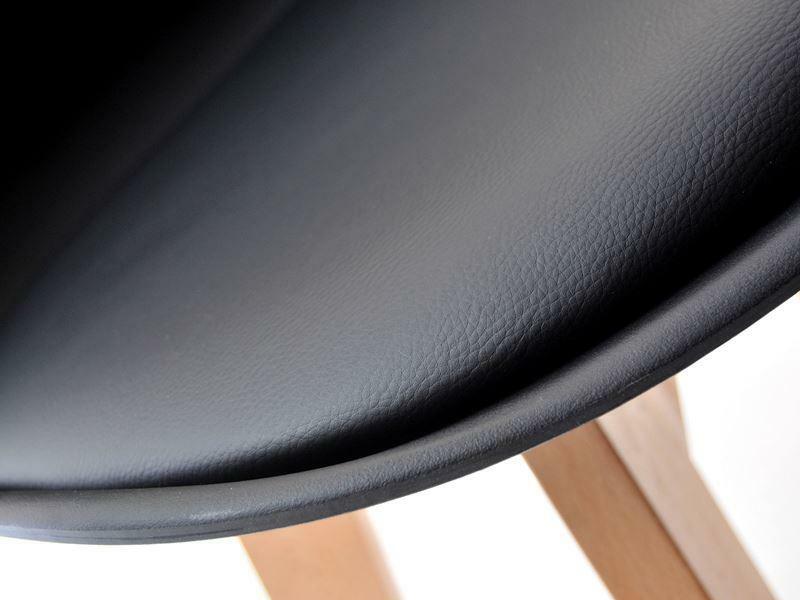 Szék Large Wood (fekete + bükk)