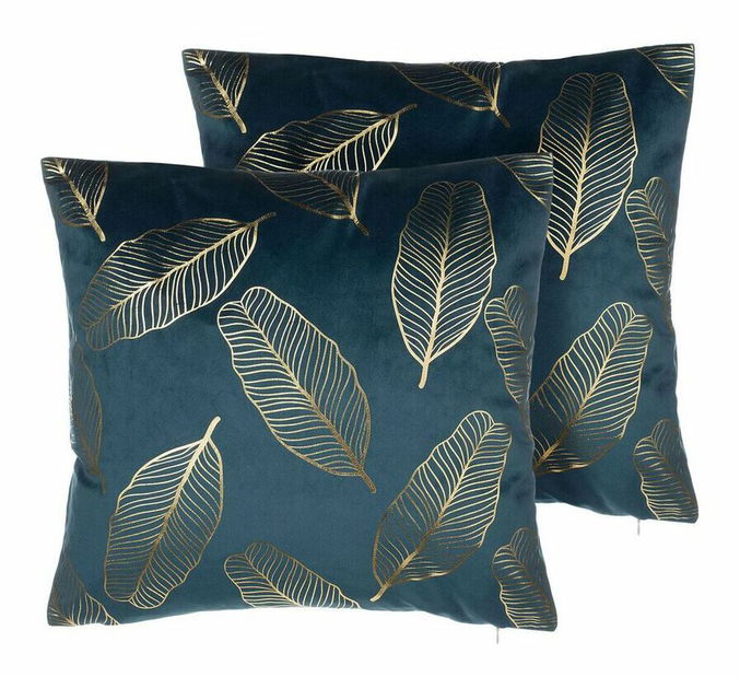 Set jastuka 2 kom. 45 x 45 cm FREDO (tkanina) (plava)