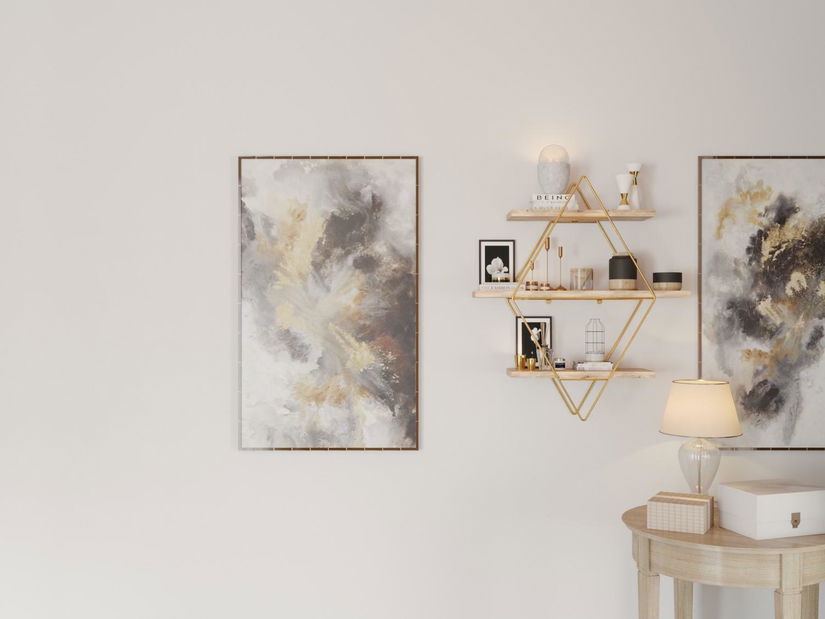 Polica Pipamu (zlatna + smeđa)