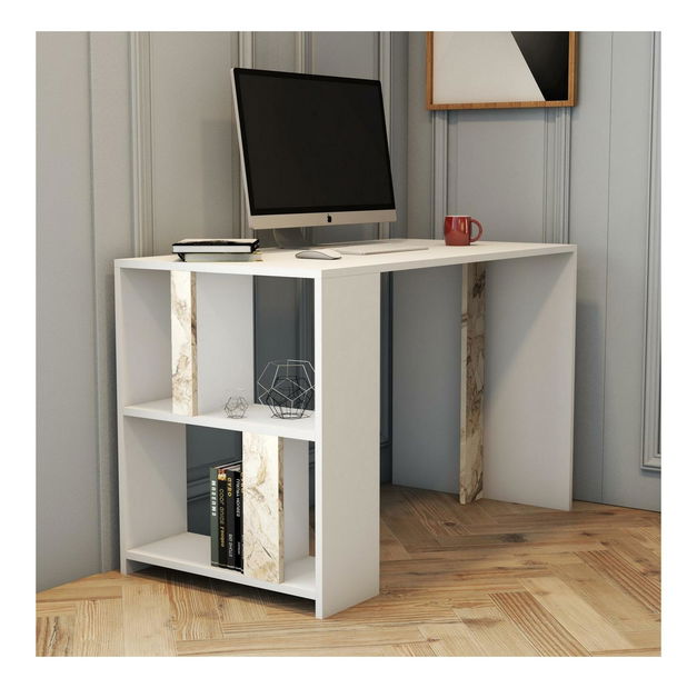 Masă PC Limba (Alb)