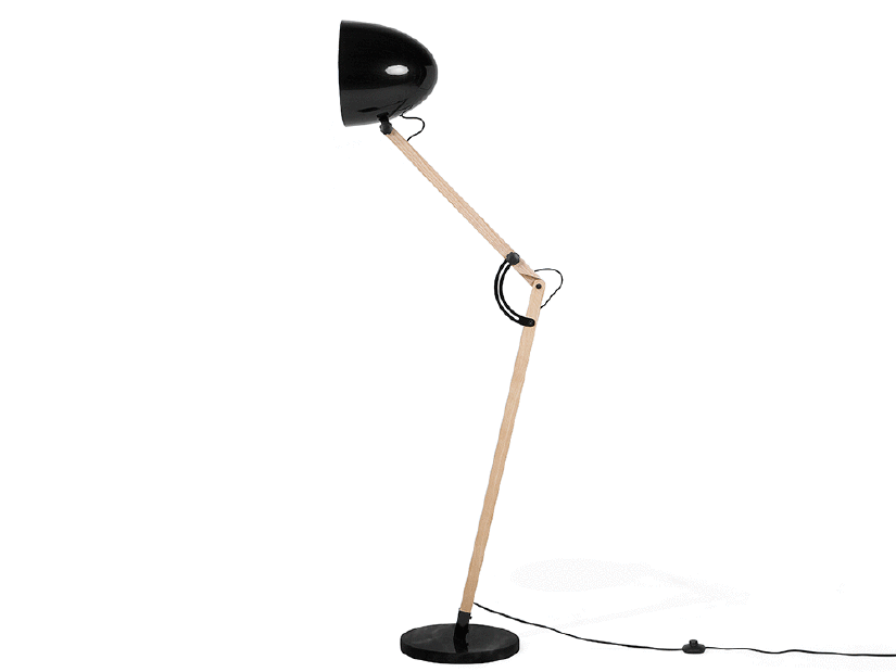 Stojanové svietidlo Heft (čierna)