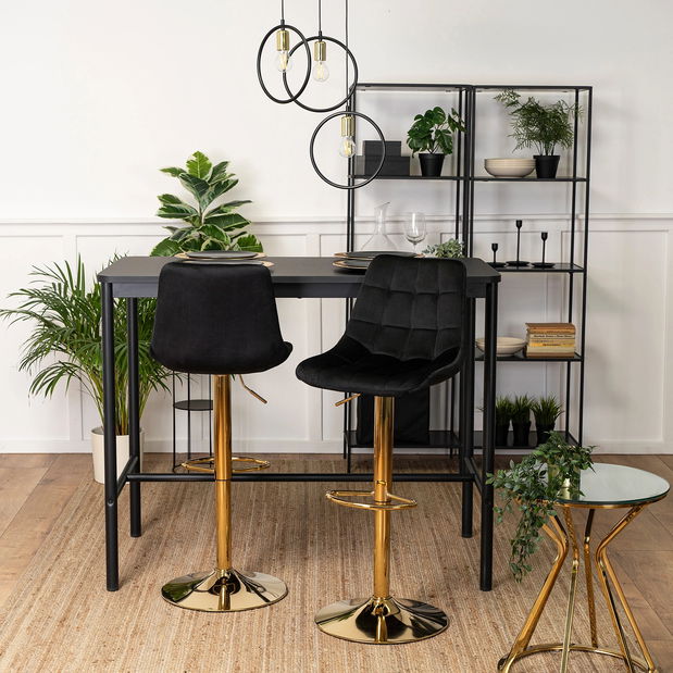 Barová stolička Aportaban 1 (čierna) 