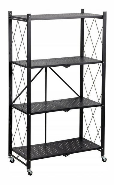 Raft de bucătărie cu roți Ricos 2 (negru)