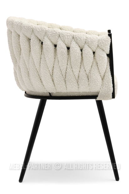 Stolička Roza (krémová + čierna)